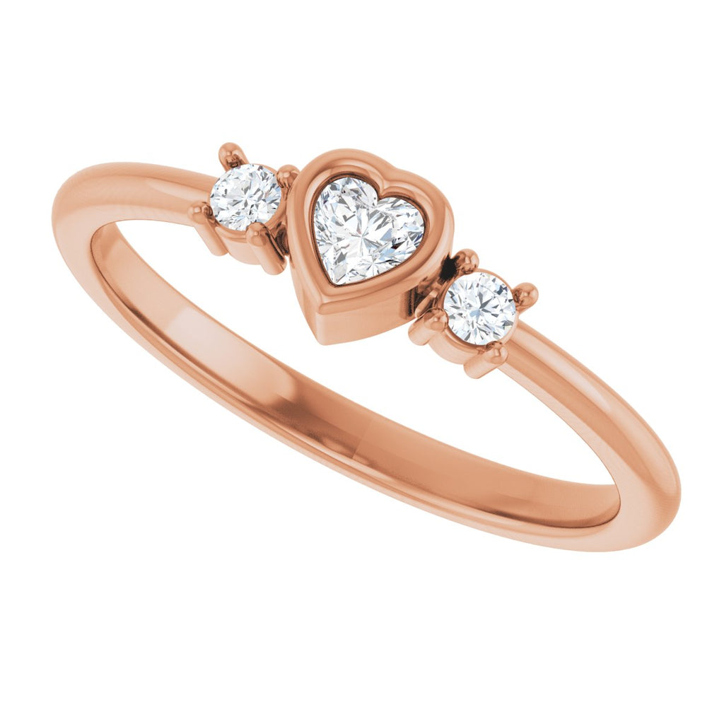 Accented Heart Ring