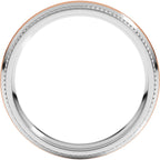 Half Round Milgrain Comfort-Fit Band