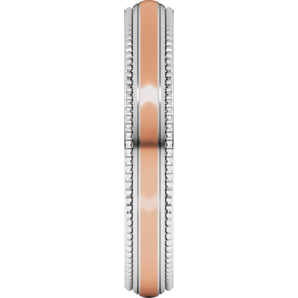 Half Round Milgrain Comfort-Fit Band