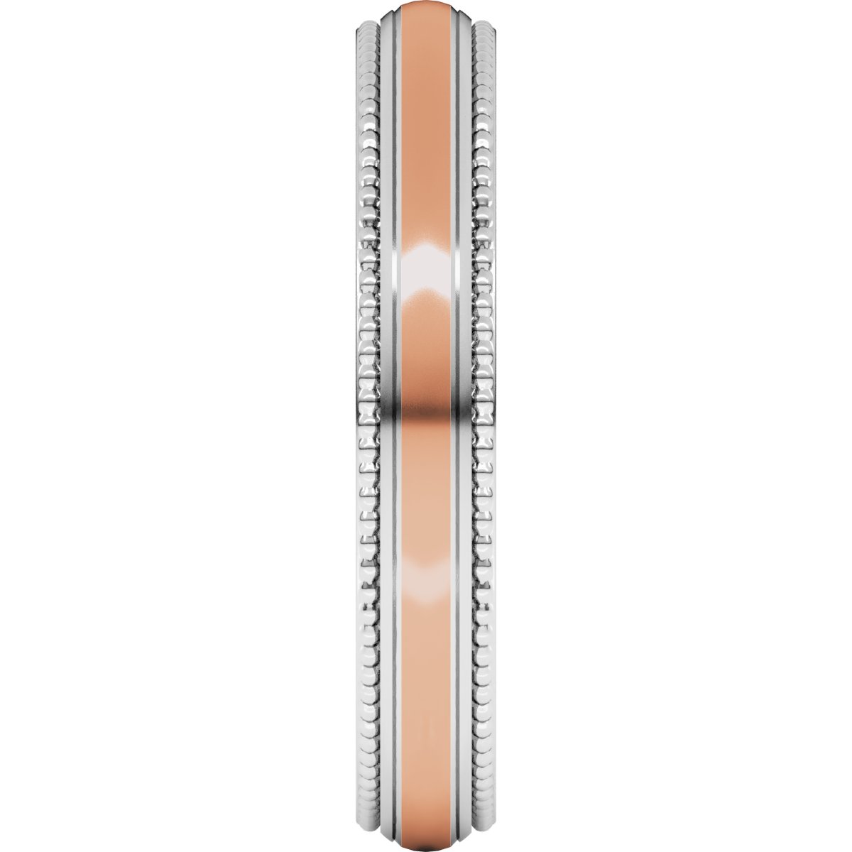 Half Round Milgrain Comfort-Fit Band
