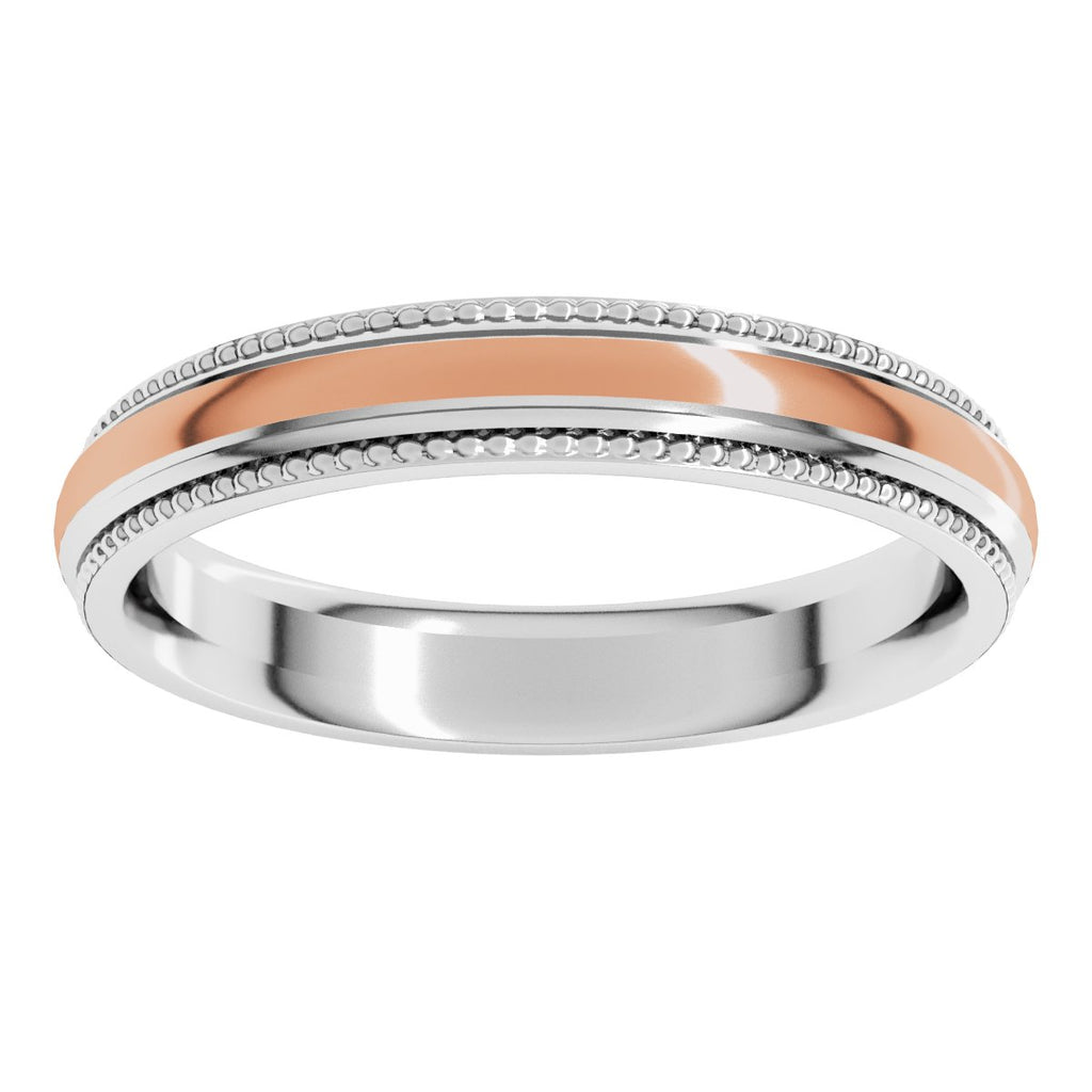 Half Round Milgrain Comfort-Fit Band