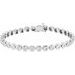 Bezel-Set Line Bracelet