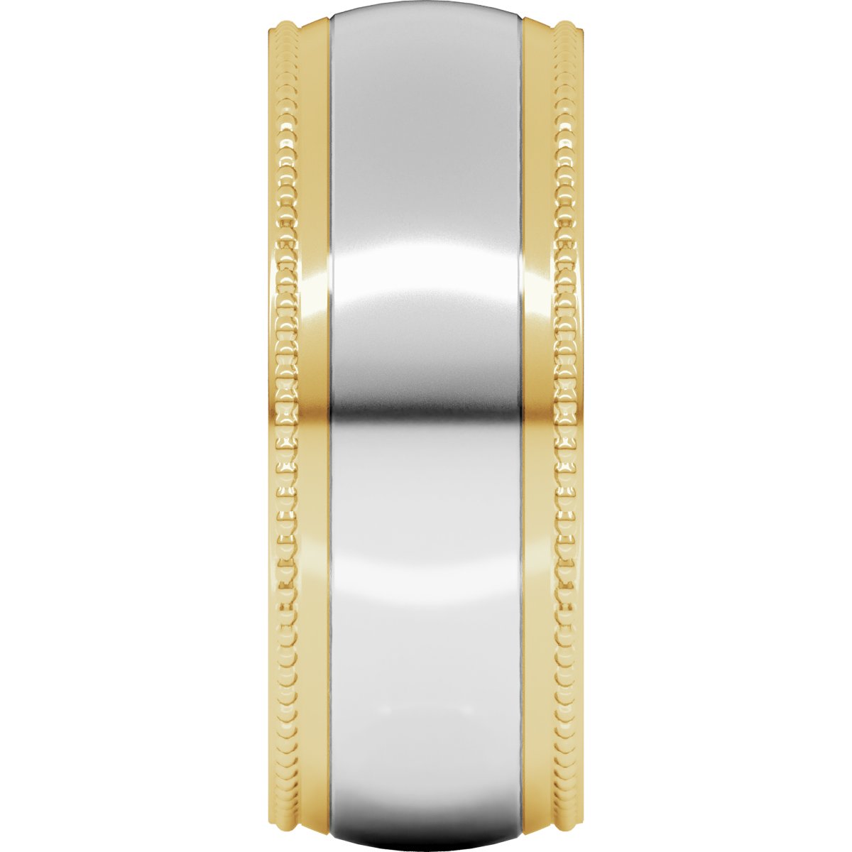 Half Round Milgrain Comfort-Fit Band