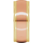 Half Round Milgrain Comfort-Fit Band