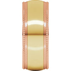 Half Round Milgrain Comfort-Fit Band