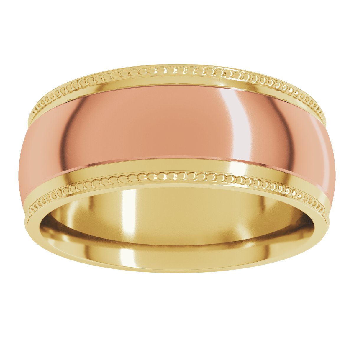 Half Round Milgrain Comfort-Fit Band