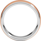 Half Round Milgrain Comfort-Fit Band