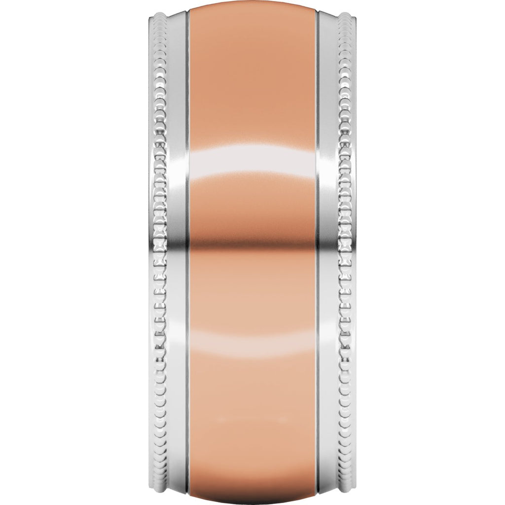 Half Round Milgrain Comfort-Fit Band
