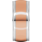 Half Round Milgrain Comfort-Fit Band