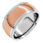 Half Round Milgrain Comfort-Fit Band
