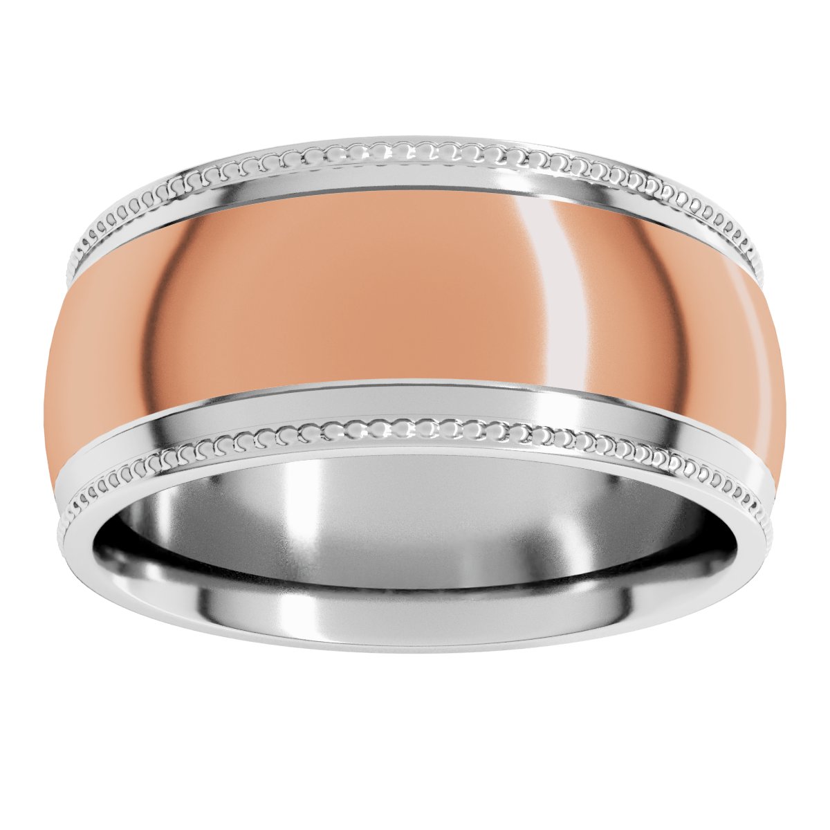 Half Round Milgrain Comfort-Fit Band