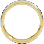 Half Round Milgrain Comfort-Fit Band