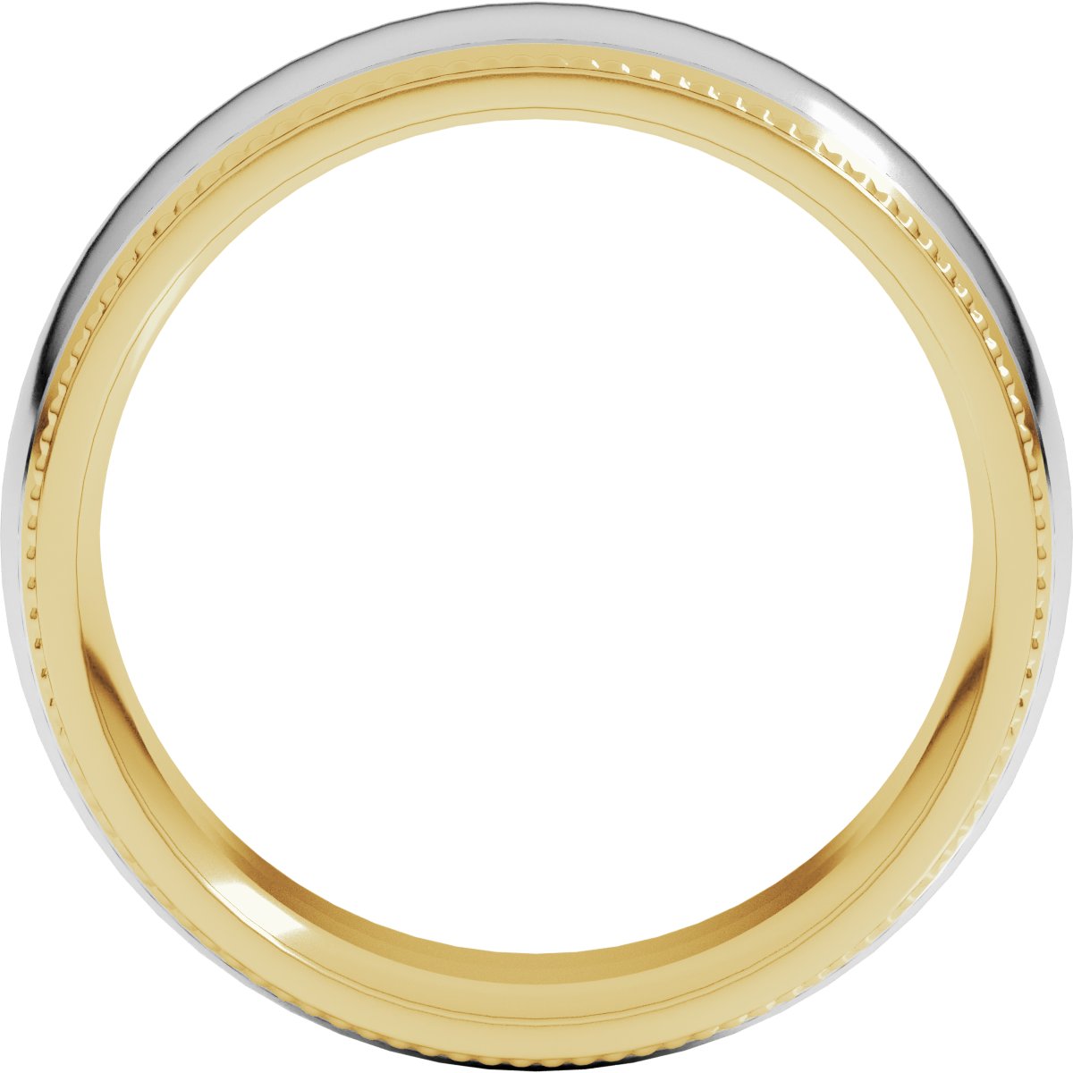 Half Round Milgrain Comfort-Fit Band