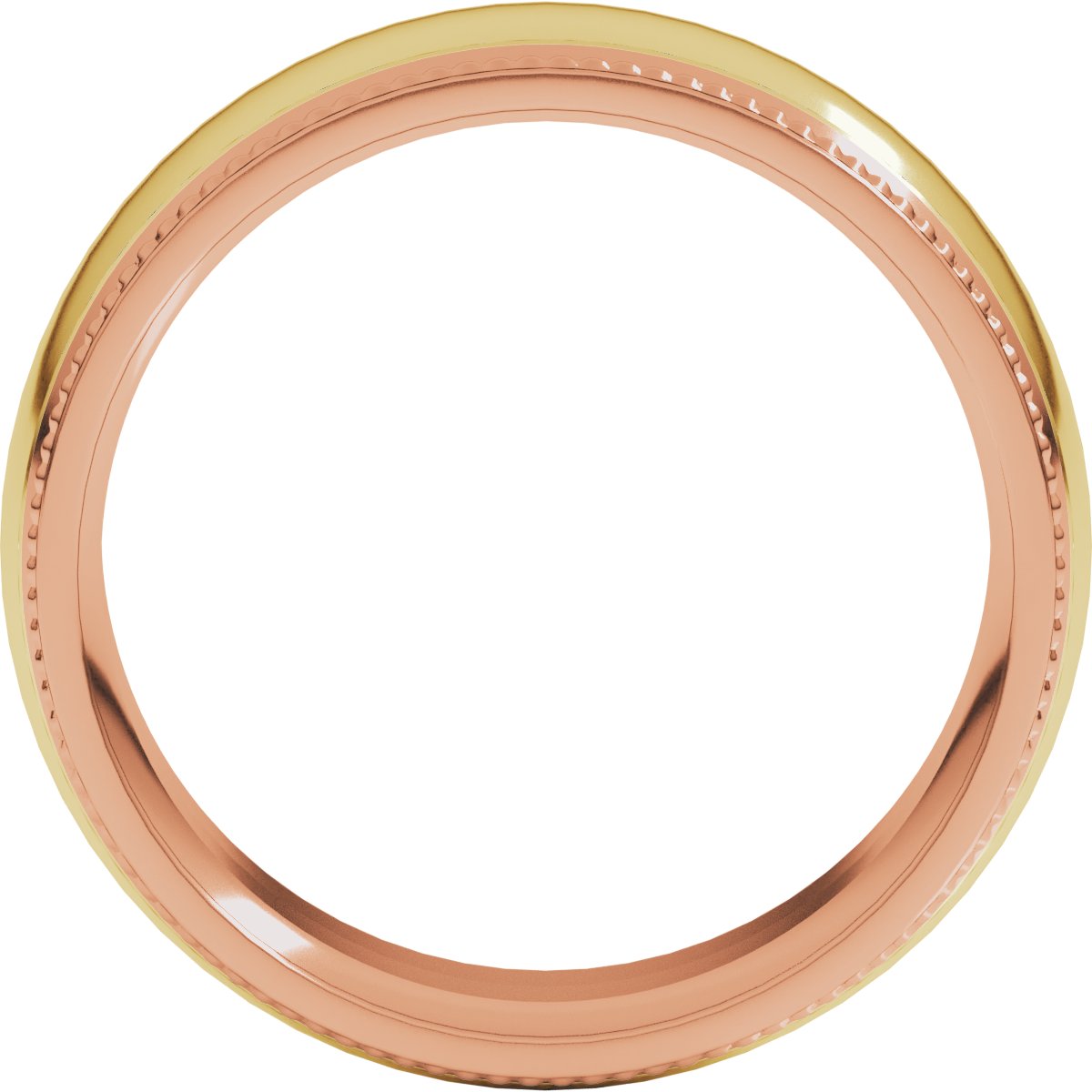 Half Round Milgrain Comfort-Fit Band