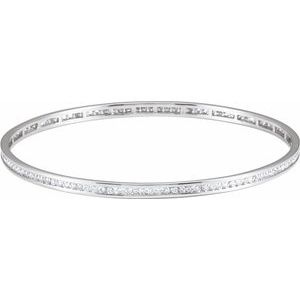 Accented Stackable Bangle Bracelet