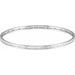 Accented Stackable Bangle Bracelet