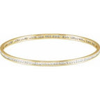 Accented Stackable Bangle Bracelet
