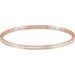 Accented Stackable Bangle Bracelet