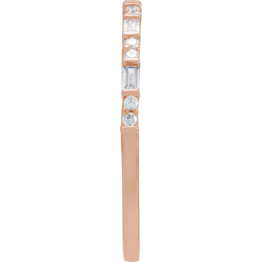 Accented Stackable Ring