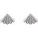 Fan Stud Earrings