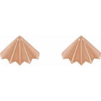 Fan Stud Earrings