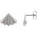 Fan Stud Earrings