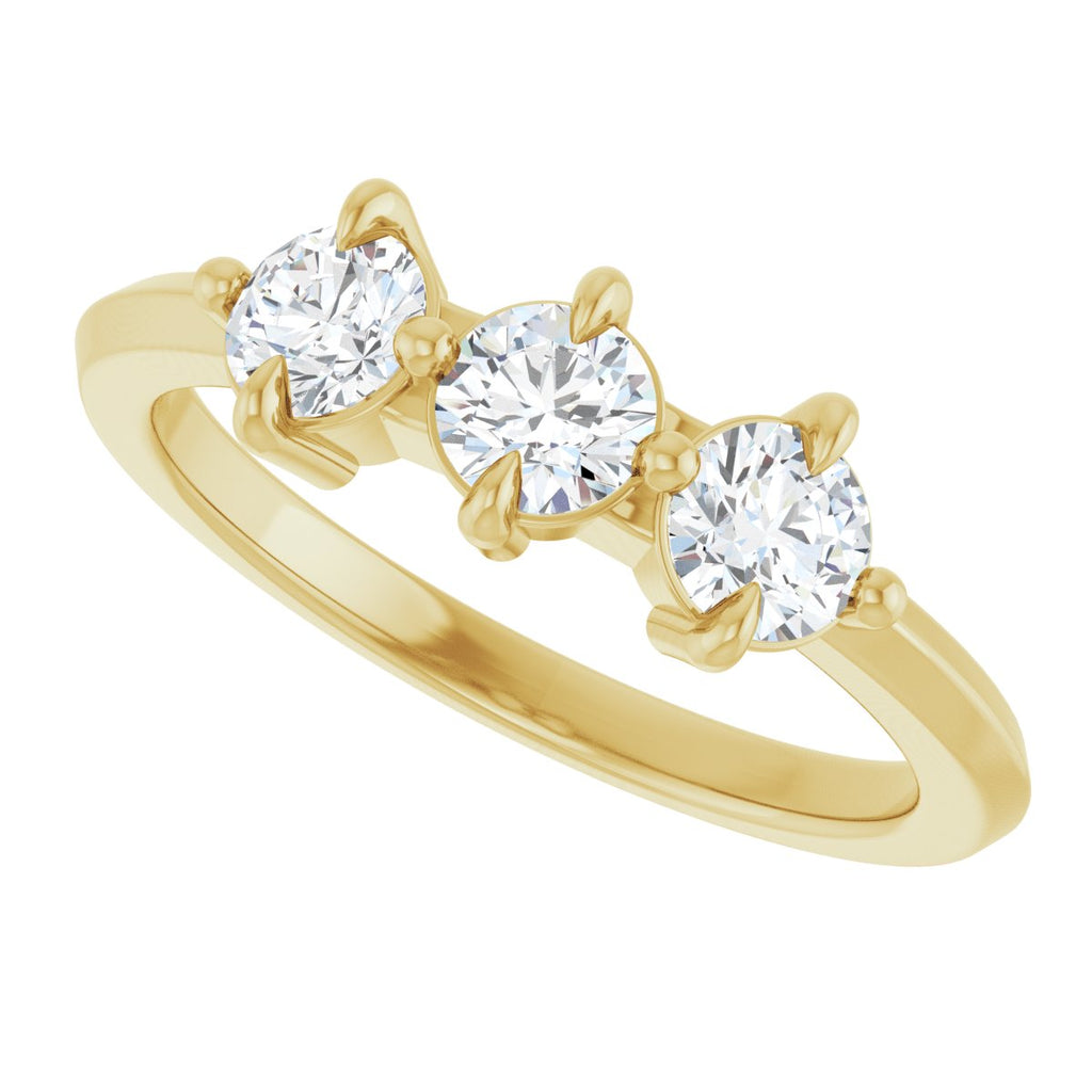 Three-Stone Anniversary Band