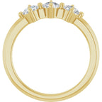 Three-Stone Anniversary Band