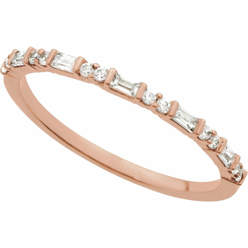 Accented Stackable Ring
