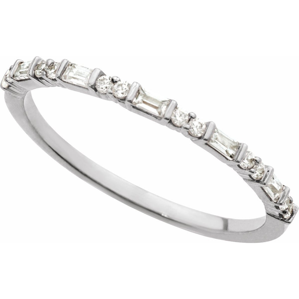 Accented Stackable Ring