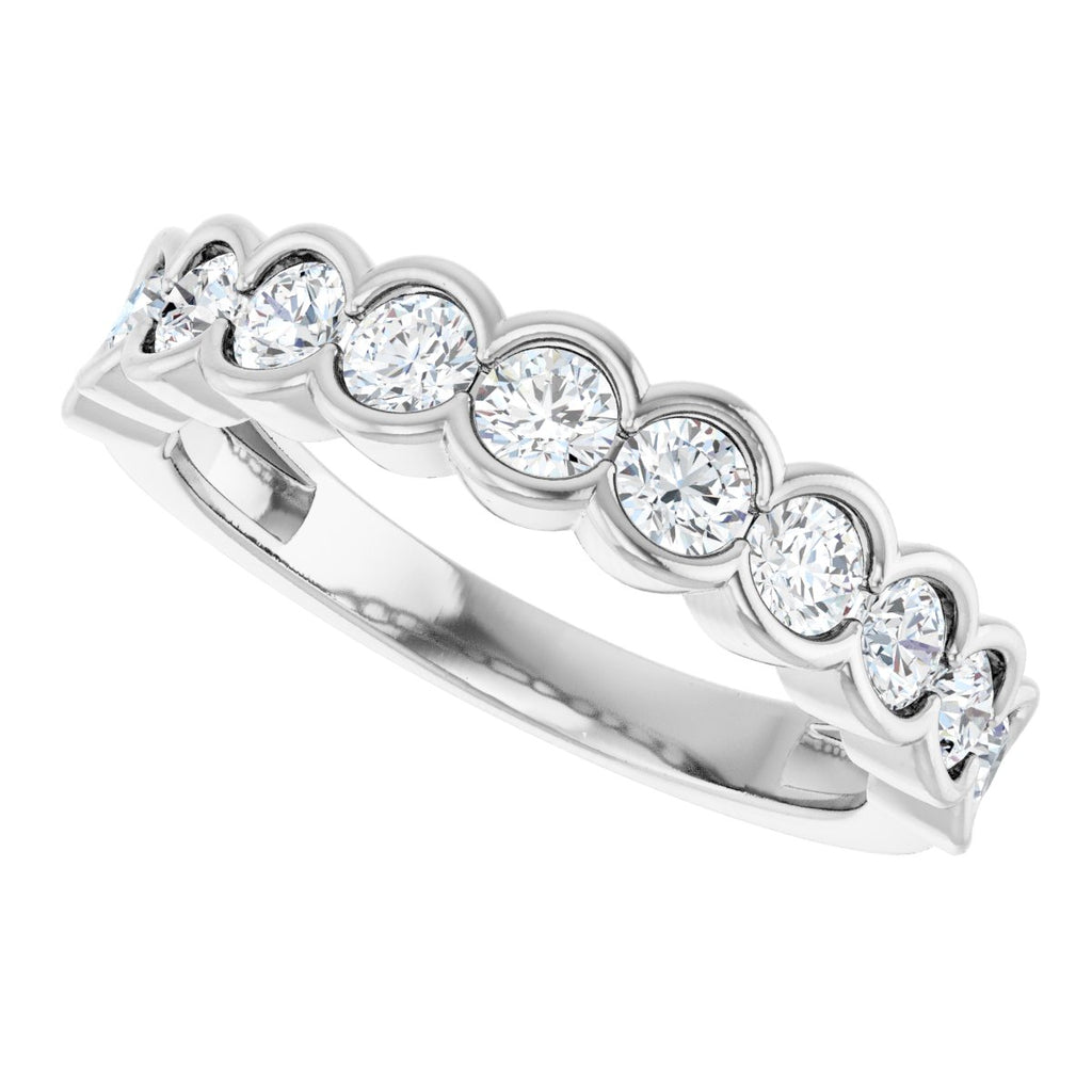 Accented Engagement Ring or Band