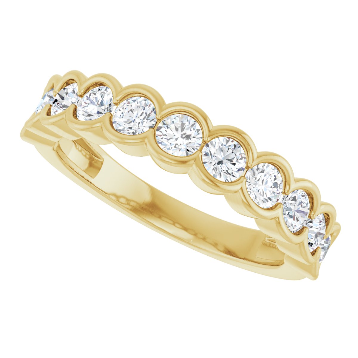 Accented Engagement Ring or Band
