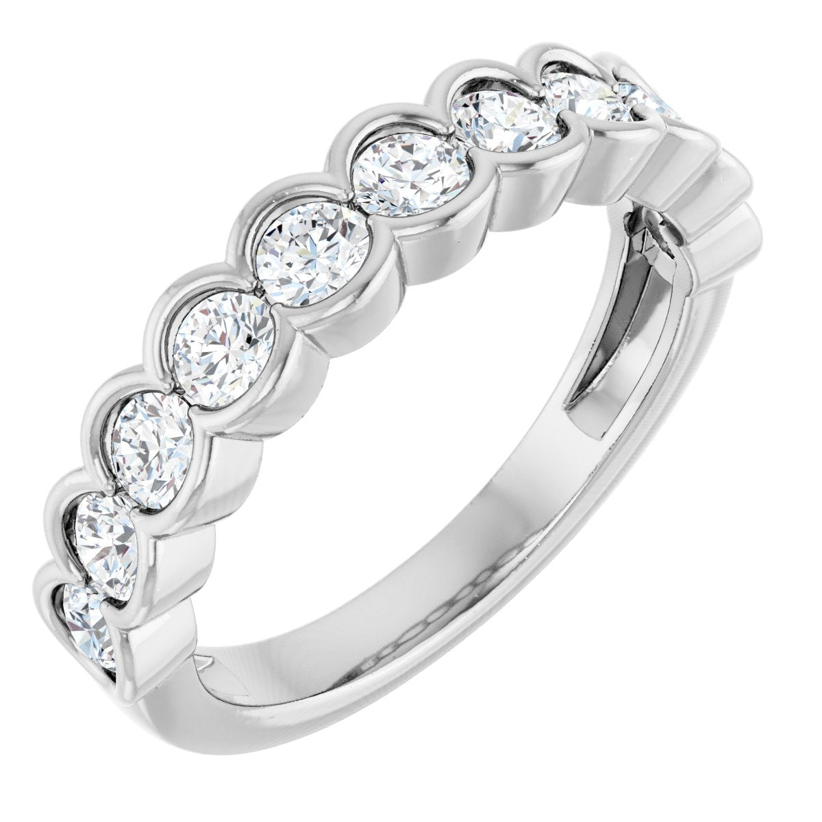Accented Engagement Ring or Band