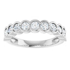 Accented Engagement Ring or Band