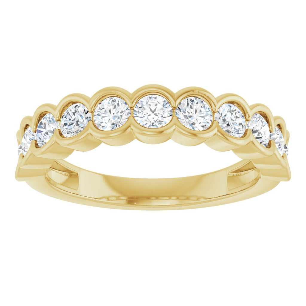 Accented Engagement Ring or Band