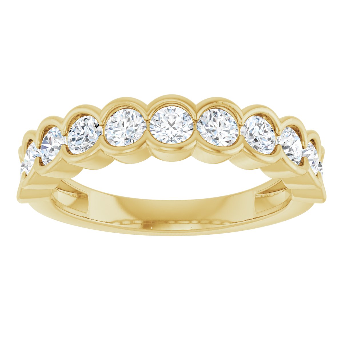 Accented Engagement Ring or Band