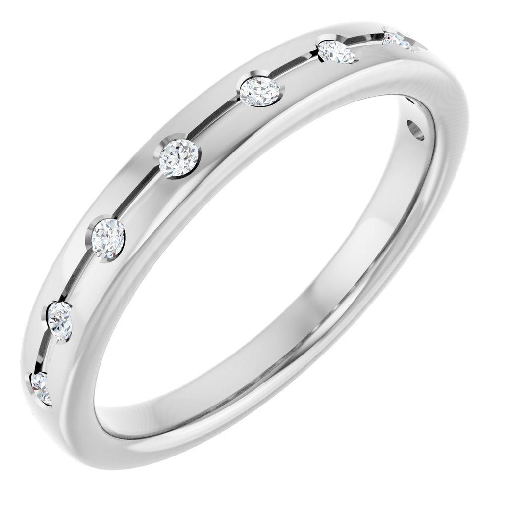 Accented Engagement Ring or Band