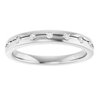 Accented Engagement Ring or Band