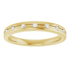 Accented Engagement Ring or Band