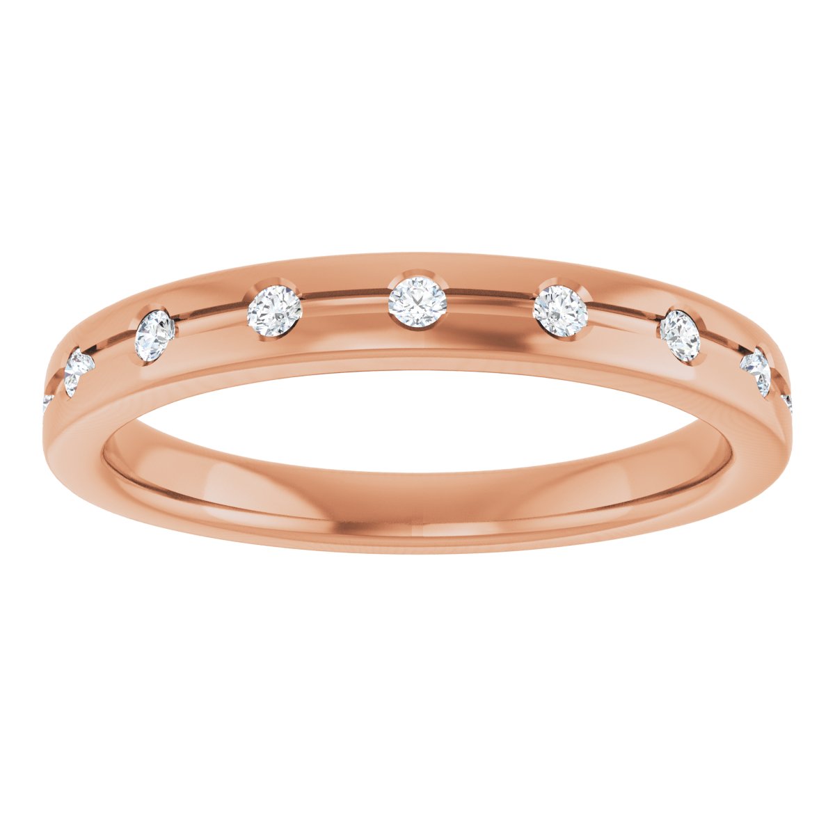 Accented Engagement Ring or Band