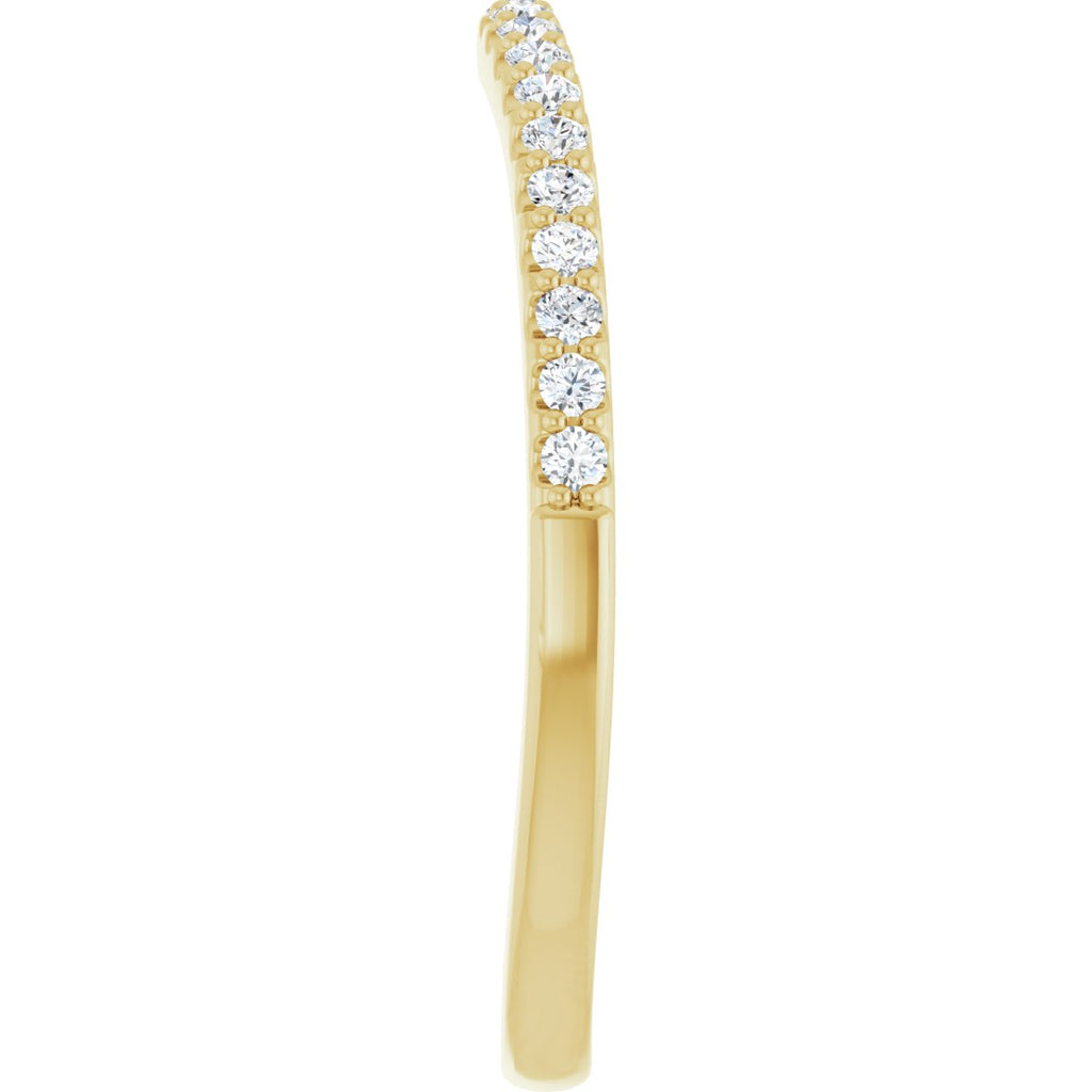 Accented Engagement Ring or Band