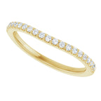 Accented Engagement Ring or Band