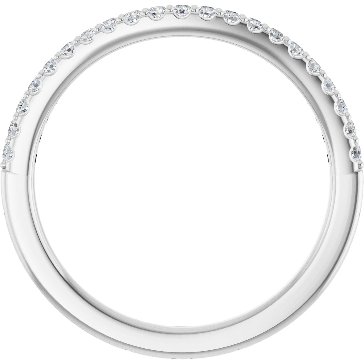 Accented Engagement Ring or Band