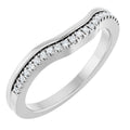 Accented Engagement Ring or Band
