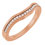 Accented Engagement Ring or Band