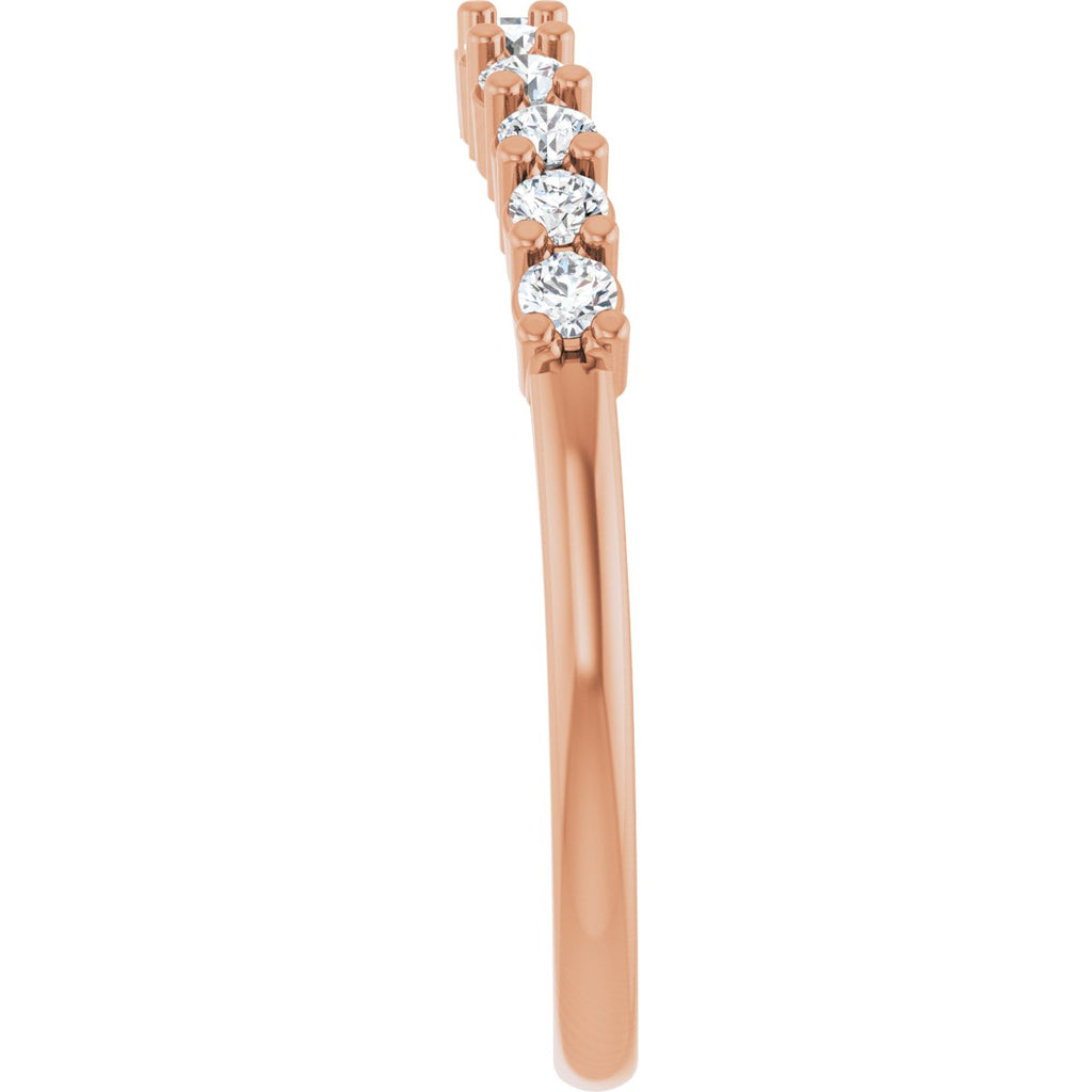 Accented Engagement Ring or Band
