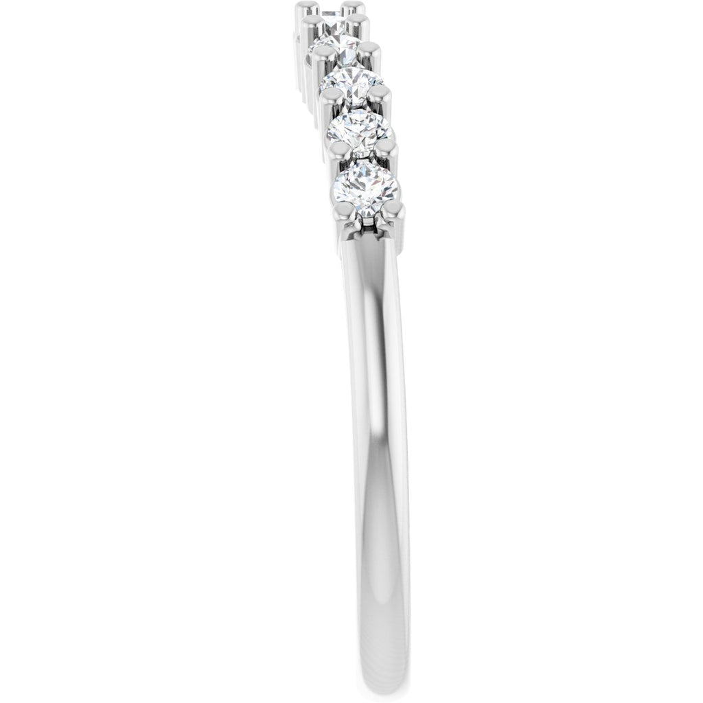 Accented Engagement Ring or Band