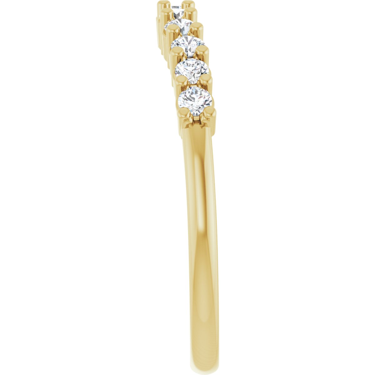 Accented Engagement Ring or Band