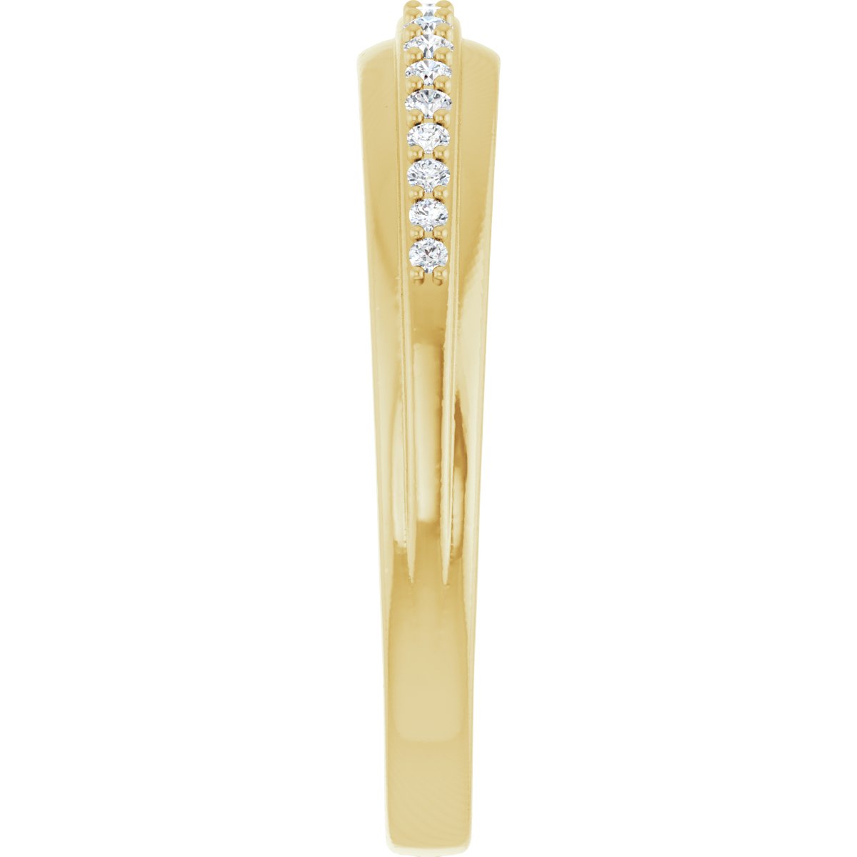 Bezel-Set Halo-Style Engagement Ring or Band