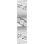 Diagonal Grooved Eternity Band